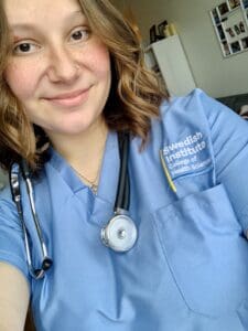 Samantha Hawkins, a Medical Assistant Student